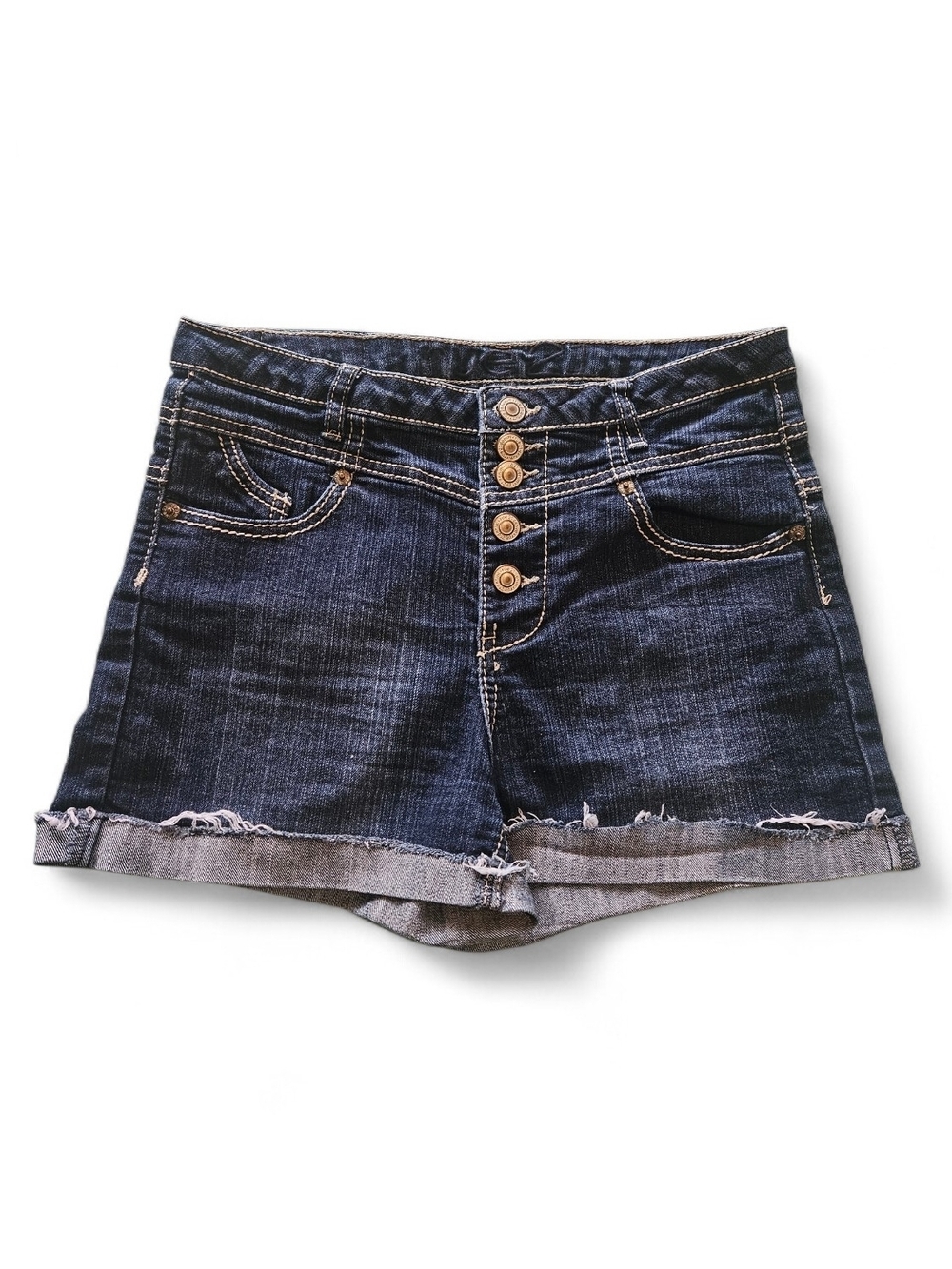 Rue 21 High-Rise Button Fly Denim Shorts – Size 5/6